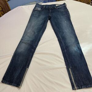 Diesel Zivy Straight Denim Jeans Size 25